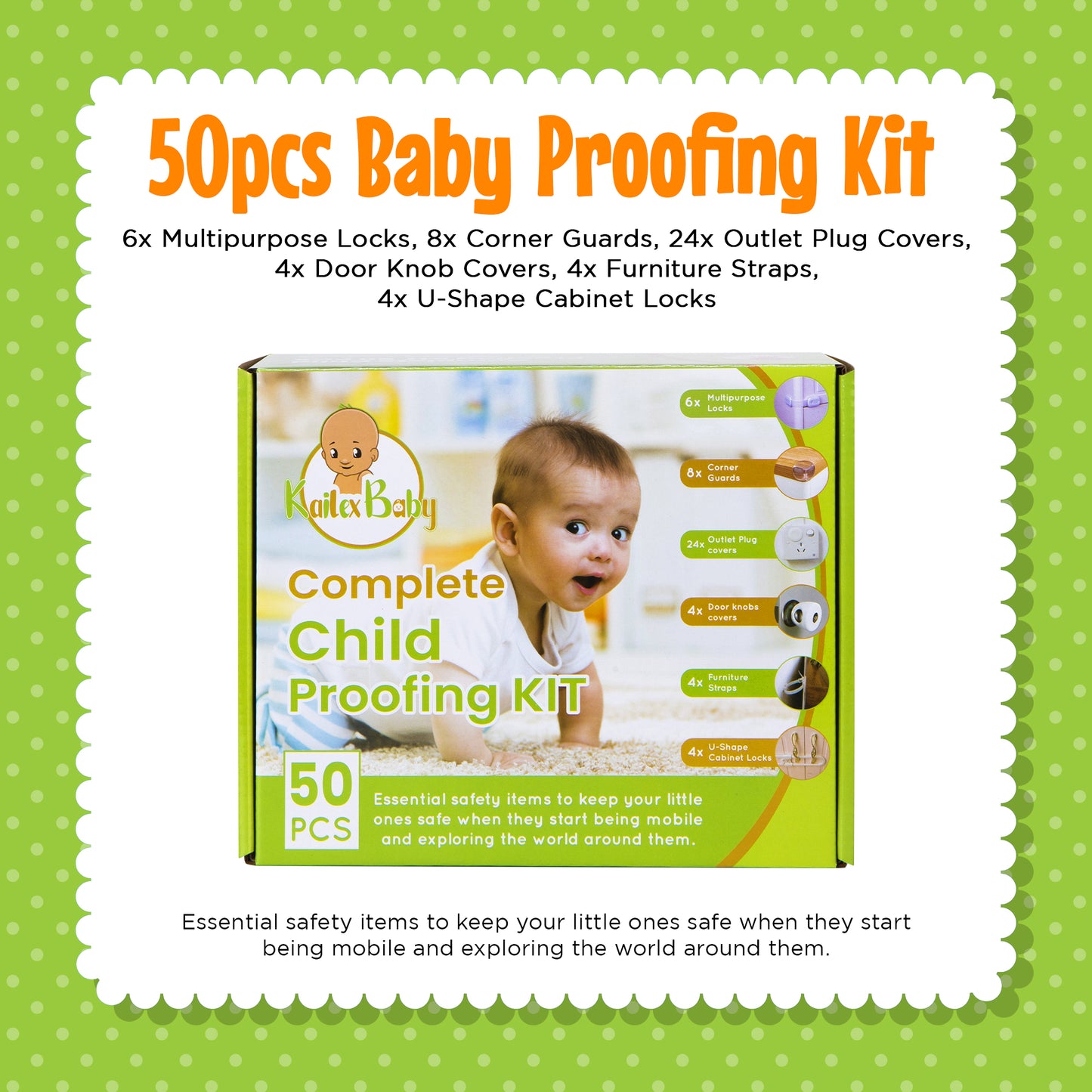 Baby Proofing Kit (50 Pcs)