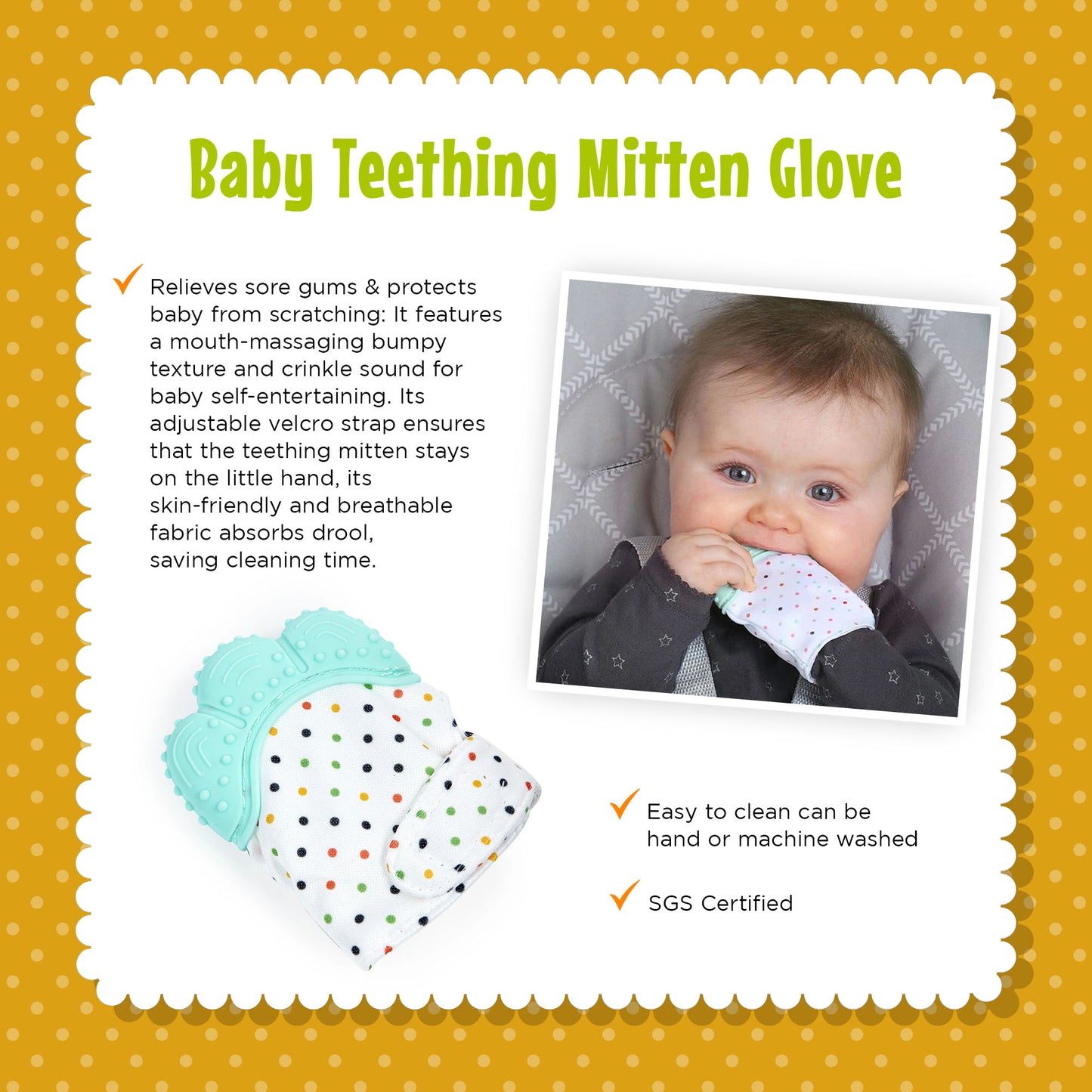 Baby Teething Set (13pcs) - Teething Toys- Food Feeder Pacifiers