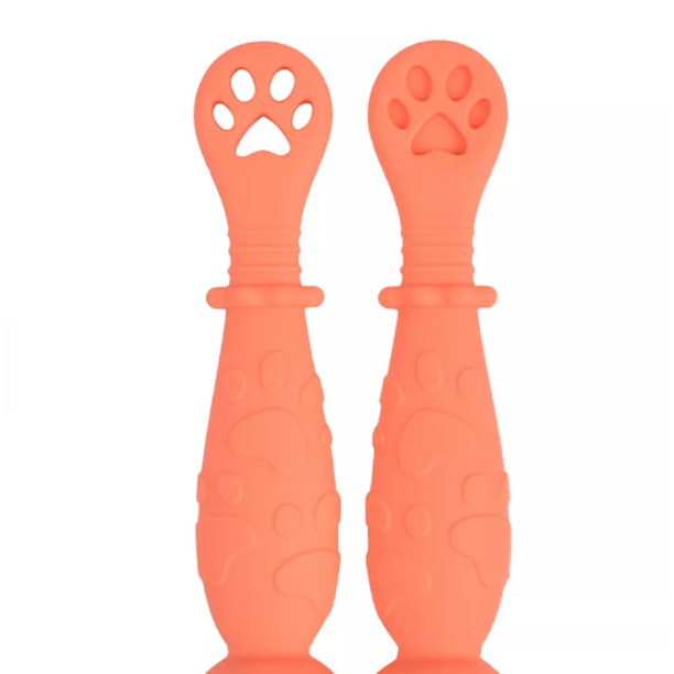 Baby Silicone Soft Spoon Set and Baby Forks (10 Pcs)